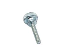 1/2/5 pièces M3 M4 M5 M6 M8 M10 en acier au carbone galvanisé moleté tête haute étape serrer à la main vis pouce(18mm,5pcs M5)