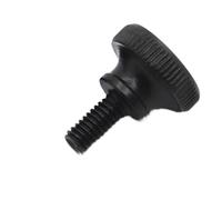 1/2/5 Pièces M3 M4 M5 M6 M8 M10 Tête Moletée En Acier Au Carbone Noir Vis À Pouce Serrer La Main Les De Verrouillage Mural Du Rideau GB834 DIN464(40mm,M10 1pc)