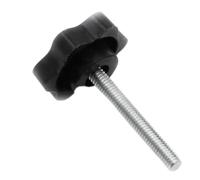 1/2/5 Pièces M4 M5 M6 M8 M10 M12 Prune Bakélite Serrer À La Main Vis Poignée Boulon Filetage En Forme D'étoile Écrous De Serrage Bouton Acier Au Carbone(25mm,M6 5pcs)