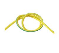 1/2/5m 8 9 10 12 13 14 16 18 20 22 AWG Jaune Vert Fil De Terre en Silicone Câble Fils Électriques Puissance Douce Électrique(Yellow-Green 5m,18 AWG)