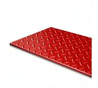1.2 × 5m Tapis de Garage, Revêtement de Sol PVC en Rouleau avec Motif de Diamant, Protection sous Voiture, Idéal pour Garage, Remorque, Atelier, Résistant à l'eau et aux Taches