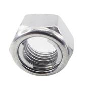 1/2/5pc M3 M4 M5 M6 M8 M10 M12-M30 Zingué Tout Métal Insert Hexagonal Auto-bloquant Écrou Contre-écrou(M16-2Pcs)