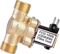 1/2" AC 220V électrovanne normalement fermée en laiton pour le contrôle de l'eau