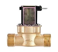 1/2 "AC 220V Electrovanne Valve Magnétique de Solénoïde Électrique en Laiton Normale pour le Contrôle de l'Eau