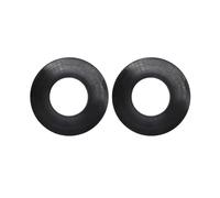 1/2 bagues d'amortisseur for tour de montage supérieur de jambe de force avant, capuchon de coussinet d'amortisseur de suspension(2Pc-black)