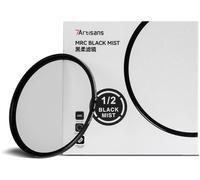1/2 Black Mist Filter Natural Aluminum Alloy Soft Effect Diffuser Cinematic Effect Dream Soft Focus Optical Glass Filter (62mm)