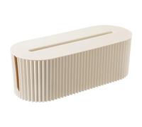 1/2 Boîte Cache Câble - Boîtes Rangement Câbles, Cache Multiprise | Organisateur pour Masquer Les Câbles, Multiprises Et Fils en Vrac | Boîte Cache Câbles Multiprise Electrique Cachée Câble