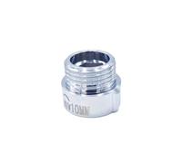1/2"BSP (15mm) extension de filetage femelle en laiton mâle x chrome - 10 mm de long