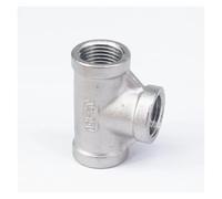 1/2" BSP Equal Female Tee Thread 3 Way 304 Stainless Steel Pipe Fitting Connector Coupling for water air gas