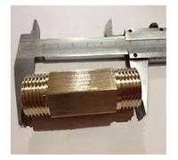 1/2" BSP Male Equal Length 60mm Hex Brass Pipe Fitting Connector Coupler YZWRWRMKTB