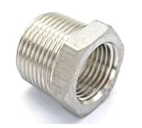 1/2" BSP Male to 3/8" BSP Female 304 Stainless Steel Reducer Reducing Bush adapter Fitting