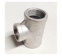 1/2" BSP To 1-1/4" BSP Female Thread 304 Stainless Reducing Tee 3 Way Connector Pipe Fitting water oil air