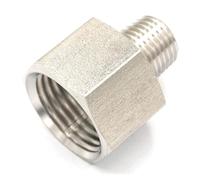 1/2" BSPP Female to 1/4" BSPT Male Threaded 304 Stainless Steel Pipe Fitting Connector Adapter 250bar