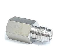 1/2" BSPT Female To 1/4" VCR Male SUS316L Stainless Steel Pipe Fitting Coupler Connector