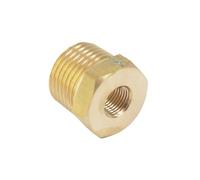1/2" BSPT Male x 1/8" NPT Female Reducing Bushing Brass Pipe Fitting Connector Adapter Air Gas Fuel Water Pressure 229 PSI YZWRWRMKTB