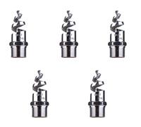 1/2 "（DN15） Bulles de brumisation de pulvérisation en laiton Tête d'irrigation agricole Toole d'atomiseur pour les paysages jardinages （Pack de 5） Spiral nozzle 5 pièces
