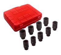 1/2" Drive 29-38mm 76mmdeep Impact Sockets 6 Point Essieu Hub Spindle Nut Socket