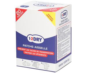 1-2 DRY Patchs aisselles Large Compresses 20 pc(s)