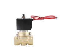 1/2" Electric Solenoid Valve IP65 Waterproof Normally Closed Brass Solenoid Valve 24V 12V 220V 110V(NPT4_24VAC_NBR-SEAL)