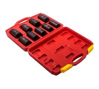 1/2" essieu écrou de moyeu impact Socket Outil 9pcs 1/2" Impact 29mm-38mm new