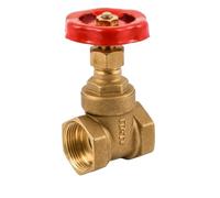 1/2" Femelle X Femelle Vanne à Portail Laiton - Vanne Isolante Manuelle pour Systèmes d'Eau