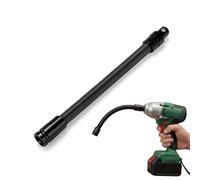1/2 Flexible Shaft Extension Bar for Ratchet & Impact Wrench, Flexible Socket Extension Tool for Tight Spaces Automotive Repair, Chrome Vanadium Flex Drive Connecting Rod