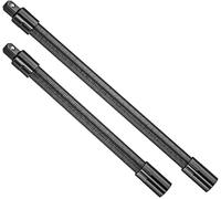 1/2 Flexible Shaft Extension Extender Torque Socket Ratchet Spanners Electric Wrench Connecting Rod Hand Tools, 360° Flex Long Reach Bendable Bar for Tight Spaces(350mm+250mm)