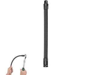 1/2 Flexible Shaft Extension Extender Torque Socket Ratchet Spanners Electric Wrench Connecting Rod Hand Tools, 360° Flex Long Reach Bendable Bar for Tight Spaces(350mm)