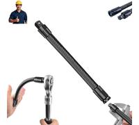 1/2 Flexible Shaft Extension Extender Torque Socket,Ratchet Spanners Electric Wrench ConnectingRod,9.8inch 360°Flex Reach ExtensionsBar,Hard-to-reach Fasteners,Portable Hand DriveTool for TightSpaces