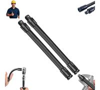 1/2 Flexible Shaft Extension Extender Torque Socket,Ratchet Spanners Electric Wrench ConnectingRod,9.8inch 360°Flex Reach ExtensionsBar,Hard-to-reach Fasteners,Portable Hand DriveTool for TightSpaces