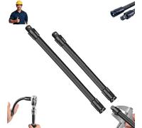 1/2 Flexible Shaft Extension Extender Torque Socket,Ratchet Spanners Electric Wrench ConnectingRod,9.8inch 360°Flex Reach ExtensionsBar,Hard-to-reach Fasteners,Portable Hand DriveTool for TightSpaces