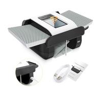 1-2 Jeux de Cartes mélangeur de Cartes,Type-C Mélangeur De Cartes, Card shuffler,Machine à Mélanger pour UNO/Poker/Blackjack (Rechargeable)