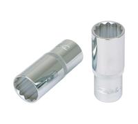 1/2" Llave de vaso de 12 cantos CHROMEplus, larga, 7/8"