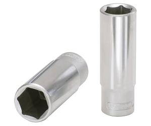 1/2" Llave de vaso hexagonal, larga, 13/16"