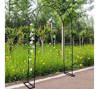 1,2 M 1,4 M 1,8 M 2,0 M 2,4 M 3,0 M 3,5 M Grande Arche De Jardin En Métal, Support Pour Plantes Grimpantes, Tuyau Galvanisé De 19 Mm, Arceau À Rosiers, Largeur Côté: 25cm ( Size : 1.4mx2.3m/4.6ftx7.5f