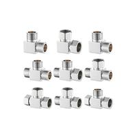 1/2" Mâle Femelle Coude Union Y Tee 3 Façons Croix 4 Façons Laiton Maison Jardin MQXFCZUX (FFF Croix 4)
