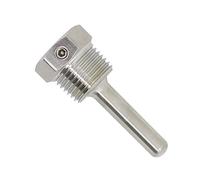 1/2" - Manchon de plongée en acier inoxydable 304 avec vis de blocage de 30, 50, 100, 200, 300, 400, 500 mm - Pour thermocouple domestique (50 mm)
