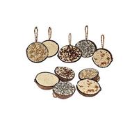 1/2 noix de coco garnitures à 5 saveurs oiseaux sauvages 10 pcs