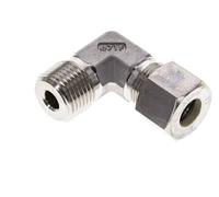 1/2'' NPT mâle x 12S Raccord à compression coudé à 90 degrés en acier inoxydable 630 Bar DIN 2353
