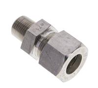 1/2'' NPT mâle x 20S Raccord à compression droit en acier inoxydable 400 Bar DIN 2353