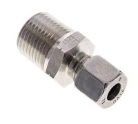 1/2'' NPT mâle x 8L Anneau de coupe droit en acier inoxydable 315 Bar DIN 2353
