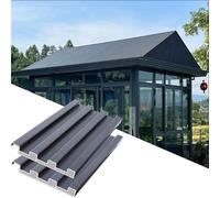 1, 2 ou 5 tôles ondulées for toiture, revêtement de toit toutes saisons, coupe-vent, personnalisable(2pcs,L 1.4m/4.6ft)