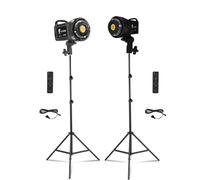 1-2 pack 100W Photography LED Video Light Daylight-Balanced Sun Lamp for Portrait Flash Studio Accessories Youtube Live NEW 115W 2 low