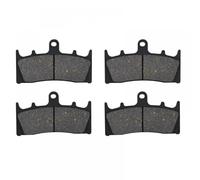 1 2 paires de plaquettes de frein avant de moto compatibles avec STREET BIKE ZRX 1100 1200 R VN 1500 P 1600 B1 Mean Streak ZRX1100 VN1500P(2 Pairs Front)