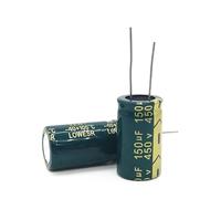 1-2 pièces 450v 150UF haute fréquence basse impédance 18 * 30 20% condensateur électrolytique radial en aluminium 150000NF 450v150uf(2pcs)