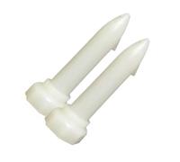 1/2 pièces, compatibilité for Haier tambour Machine à laver amortisseur tige rondelle G80629KX12G 0020600213(2Pcs plug)