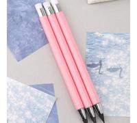 1/2 pièces Crayons roses à l'infini, crayons à l'éternité sans taille, stylos kawaii sans encre illimités, fournitures d'art, papeterie scolaire avec gomme au bout Polychlorures de vinyle