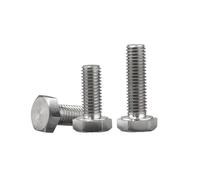 1-2 pièces M3/M4/M5/M6/M8/M10/M12/M14/M16/M18 vis mécaniques à tête hexagonale en alliage de titane, M14x55mm