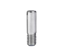 1/2 pièces M5 M6 M8 M10 304 en acier inoxydable, rainure à un mot, filetage externe, broche cylindrique, goupille de positionnement, vis à goupille fendue ( Size : M10(1Pcs) , Color : 30mm )