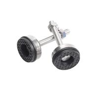 1-2 pièces M6/M8/M10 acier inoxydable 304 vis à pied réglable avec pastilles en caoutchouc anti-dérapantes pour équipements mécaniques et meubles, 35xM6x60mm